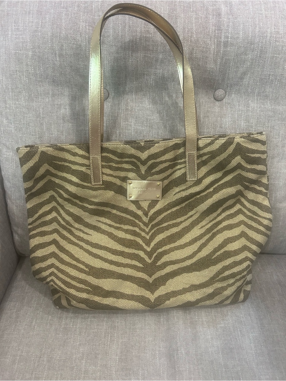 Michael Kors Tiger print tote